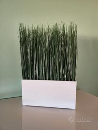 vaso ikea con pianta verde