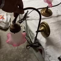 coppia lampade da parete vintage