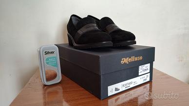 Mocassini donna scamosciati