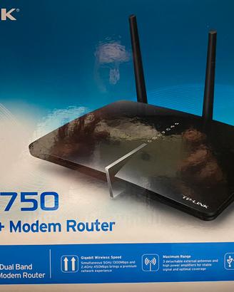 TP-LINK AC1750 ADSL2+ Modem Router