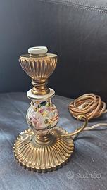 Lampada  capodimonte  vintage