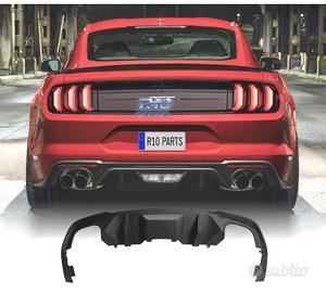 DIFFUSORE FORD MUSTANG 18-23 LOOK GT DOPPIA USCITA