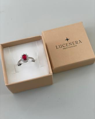 Anello kate regolabile in argento 925