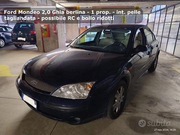 FORD Mondeo 2.0i 16V 4p. Ghia 1 prop - int pelle