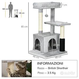 Albero tiragraffi x gatti