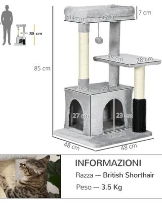 Albero tiragraffi x gatti