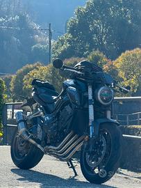 Honda cb 650 r full accessori scarico carbonio