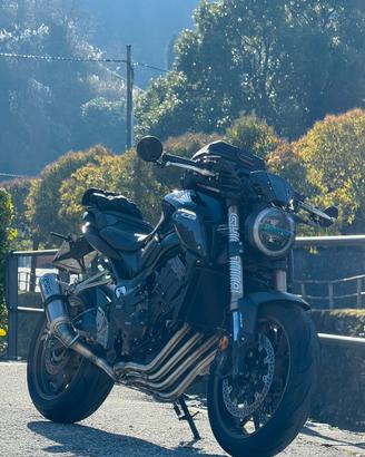 Honda cb 650 r full accessori scarico carbonio