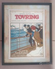 Stampe Vintage Touring da arredo 31x42 cm
