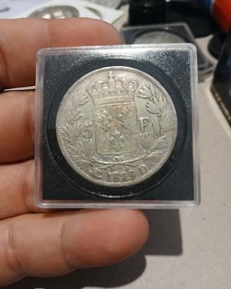 5 franchi 1829 francia 