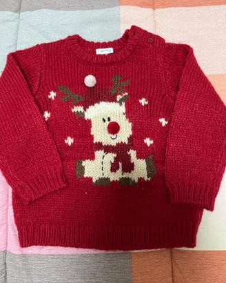 Maglione Natalizio 24-30 mesi - 92 cm