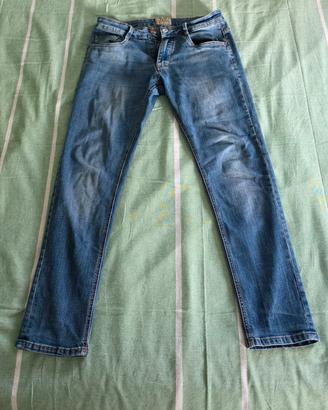 Jeans Zero Blu Denim Collection - Blu Taglia S