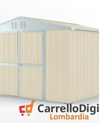 Box struttura lamiera Acciaio 327x307cm avorio