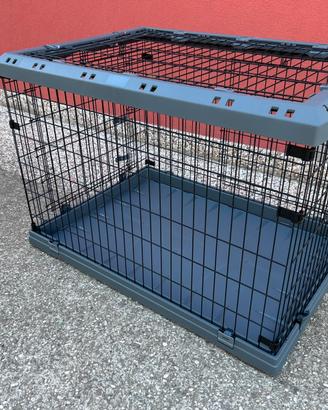 Box pieghevole per cani, con 2 o 3 aperture