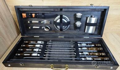 🔥 Set barbecue in legno!