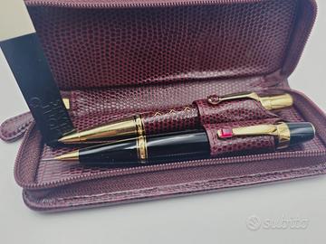 set 2 penne Montblanc Bohème Jewels Rhodolite