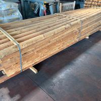 Pali torniti in LARICE D 12 cm