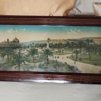 Nizza Casinò passeggiata inglesi quadro inizi 1900
