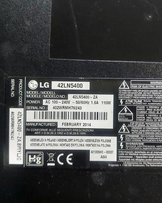 Barre LED  TV LG