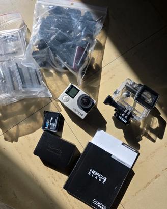 GoPro HERO4 Black con scatola, custodia impermeabi