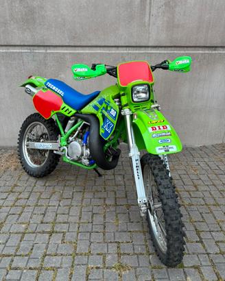 KAWASAKI 250 2T ENDURO ANNO 1989 REPLICA GRASSO