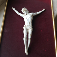 Ceramica figura di Cristo crocifisso