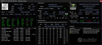 PC Gaming RTX 3070 Ti FE 64GB RAM i7-10700K