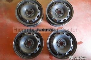 4 cerchi 14 in ferro originali Volkswagen polo