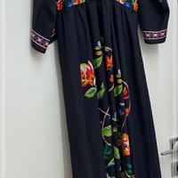 Abito lungo Shein floreale nero