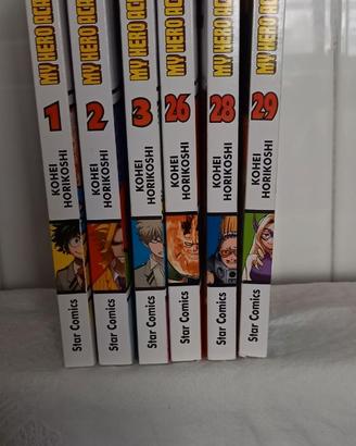 Manga serie  My hero accademy