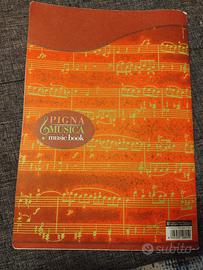 Quaderno Pigna Musica - Music Book