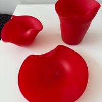 Set bagno dispenser vetro murano - Regia