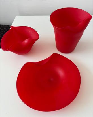 Set bagno dispenser vetro murano - Regia