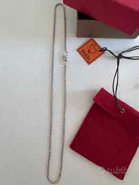 Collana Dodo con moschettone a nodo (unisex)