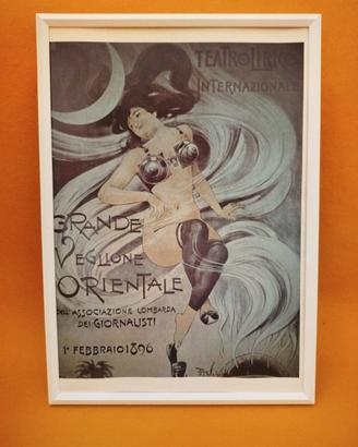 Stampa vintage manifesto Belle Epoque