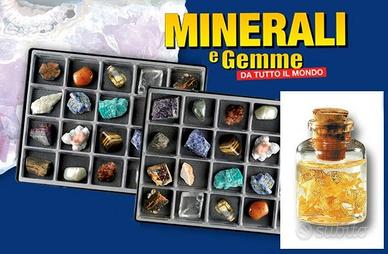 Raccolta Completa di Minerali e Gemme con Schede