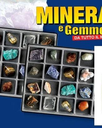 Raccolta Completa di Minerali e Gemme con Schede