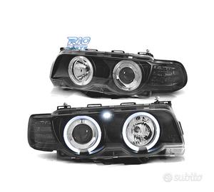 FARI OCCHI ANGEL BMW E38 98-01 NERI ADATTI XENON D