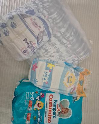 100 pannolini Pampers progressi tg 5