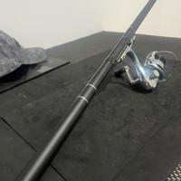 Canna da pesca mini con mulinello shimano