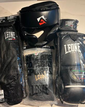 Kit Kick Boxing Muay Thai Leone completo