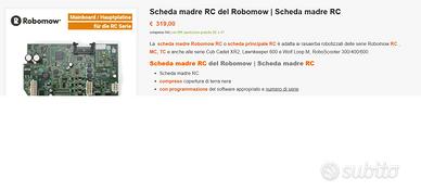 Scheda madre Robomow RC