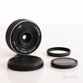 Obiettivo Olympus M.Zuiko 17mm F2.8 Nero