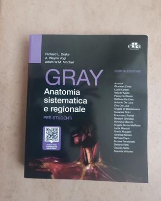 Gray's V edizione-Anatomia sistematica e regionale