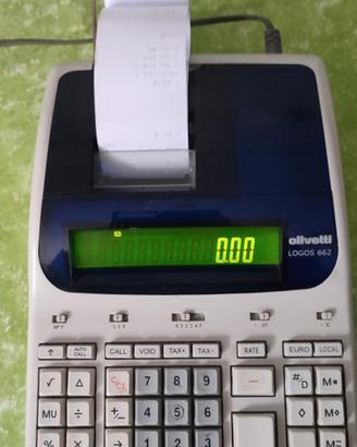 Calcolatrice scrivente Olivetti logos 662
