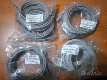 Cavo Ethernet LAN RJ45 cat6 1-2-3 metri