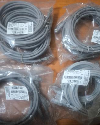 Cavo Ethernet LAN RJ45 cat6 1-2-3 metri