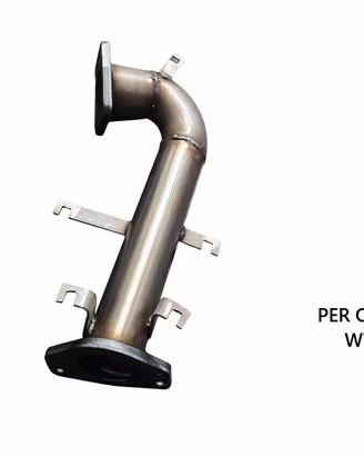 DOWNPIPE INOX TUBO RIMOZIONE CATALIZZATORE PUNTO 5