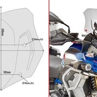 Parabrezza sportivo bmw r1250gs 2019