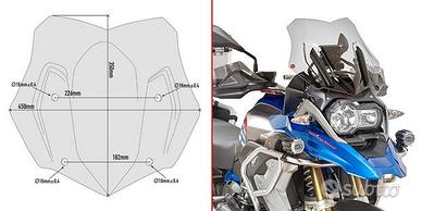Parabrezza sportivo bmw r1250gs 2019